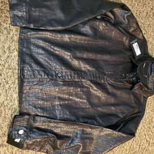 PrettyLittleThing Black Lightweight Shirt Jacket